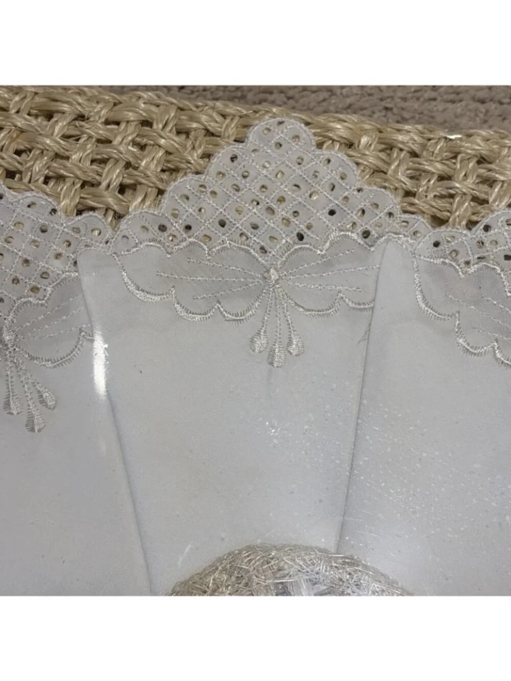 Kultura Woven Ratan Placemat Set With Napkins, Coasters, Decor 6 Place Settings